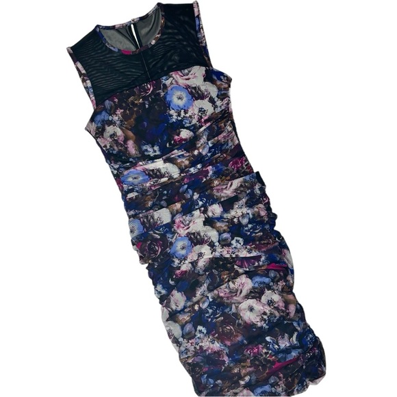 Cache Sheer Top Floral Blouse Size Small - Picture 7 of 7